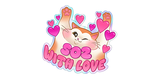 Sticker | Love Paws Color