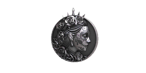 Charm | Dia de Muertos Silver